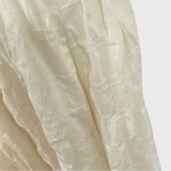 Free People NEW Ivory Tie Back Cotton Ezra Midi Dress NWT Size 6 - Picture 11 of 14